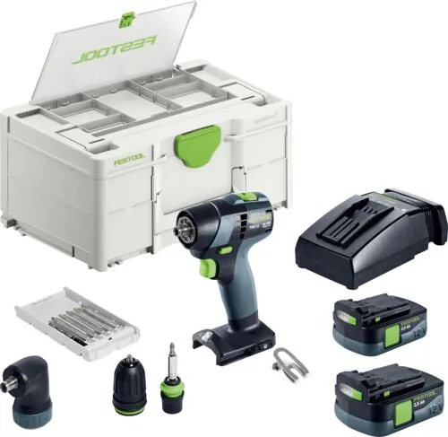 Festool Batteridrevet bor-/skrutrekker TXS 12 2,5-Set