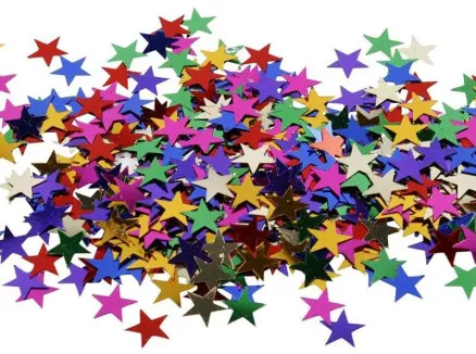 Paljetter, str. 10 mm, 250 g/ 1 pk.