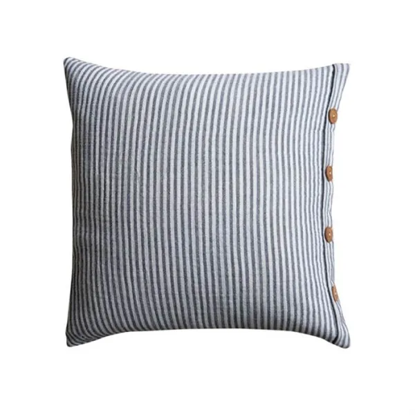 Pagunette Pynteputer - Stripey Cover - størrelse 50x50 cm. - Svart