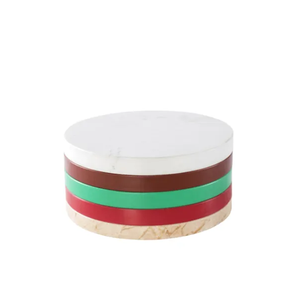 Valerie Objects Five Circles Skjærebrett/Glassunderlag Sett E Flerfarget