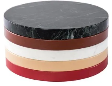 Valerie Objects Five Circles Skjærebrett/Glassbrikke Sett B Flerfarget